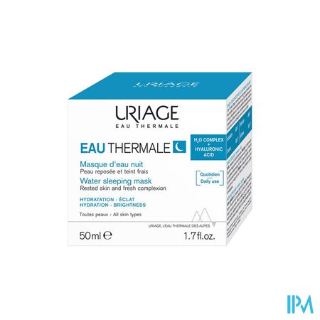 Uriage Eau Thermale Masker Water Nacht 50ml