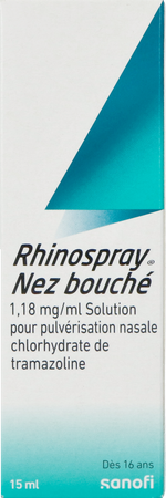 Rhinospray Nez Bouche 1,18mg/ml Spr Nasal Sol 15ml 3