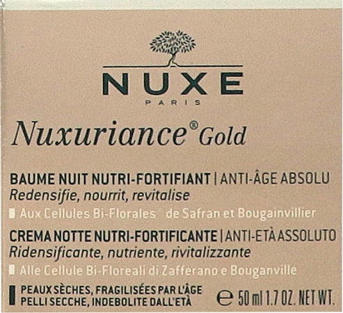 Nuxe Nuxuriance Gold Bme Nuit Nutri Fortif. 50ml 1