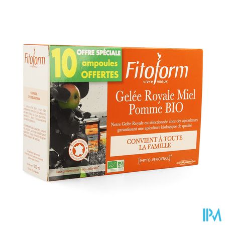 Koninginnebrij Bio Honing-fruct.amp 20+10 Fitoform