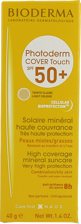 Bioderma Photoderm Cover Touch Claire Spf50+ Tb40g 1
