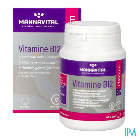 Mannavital Vitamine B12 Platinum V-tabl 60 Nf 6