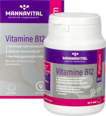Mannavital Vitamine B12 Platinum V-tabl 60 Nf 9