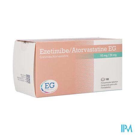 Ezetimibe/Atorvastatine EG 10/20Mg Filmomh Tabl100