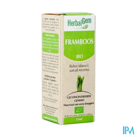 Herbalgem Frambozen Maceraat 15ml