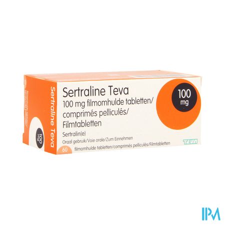 Sertraline Teva 100mg Comp 60 X 100mg 2