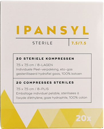 Ipansyl 3 Kp Ster 8pl 7,5x 7,5cm 20 4
