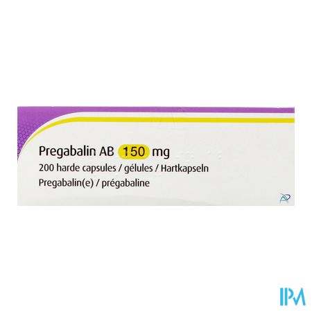 Pregabaline Ab 150mg Harde Caps 200