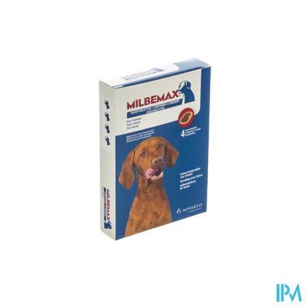 Milbemax Hond Kauwtabletten 1x4