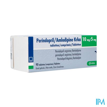 Perindopril/amlodipine Krka 10mg/5mg Comp 90