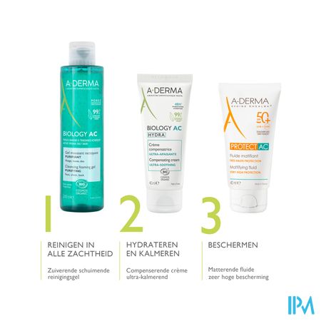 Aderma Biology Ac Hydra Compenserende Creme 40ml 11