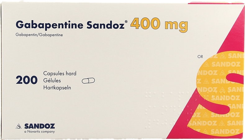 Gabapentine 400mg Sandoz Caps 200 X 400mg 4