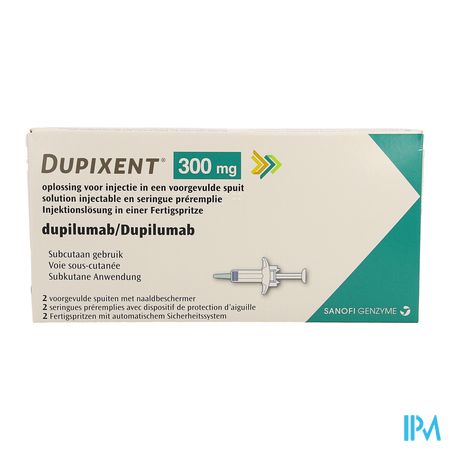 Dupixent 300mg Sol Inj Ser Preremplie 1x2 150mg/ml 1