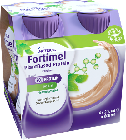 Fortimel Plantbased Protein Cappuccino 4x200ml 3