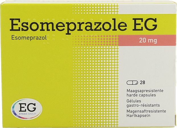 Esomeprazole EG 20Mg Harde Caps Maagsapres 28X20Mg 1