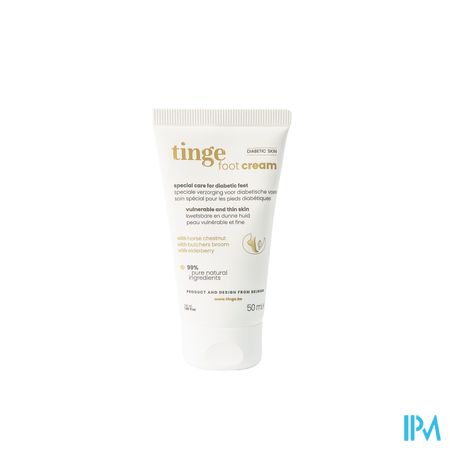 Tinge Diabetic Skin Voetcreme Tube 50ml