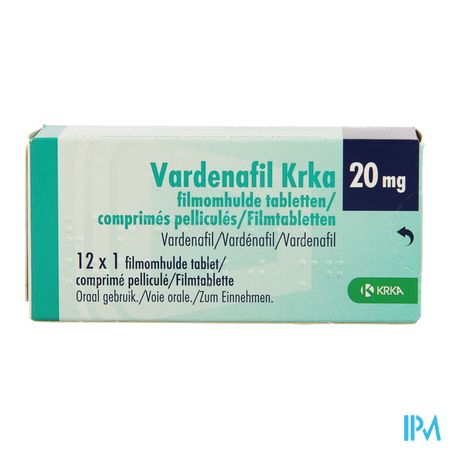 Vardenafil Krka 20mg Filmomh Tabl 12 X 20mg 1