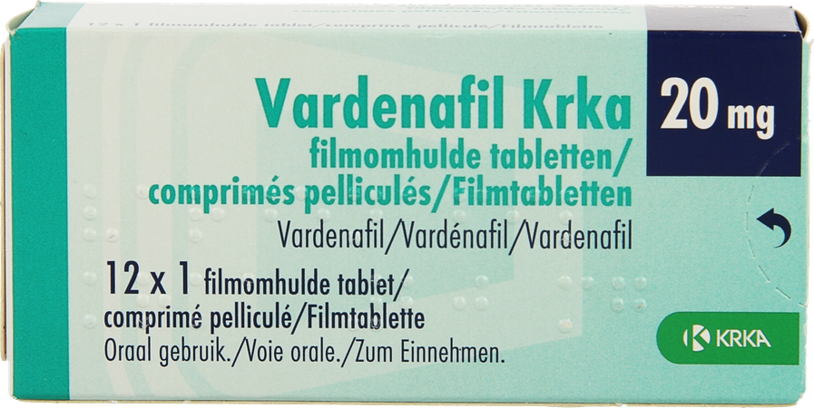 Vardenafil Krka 20mg Filmomh Tabl 12 X 20mg 1