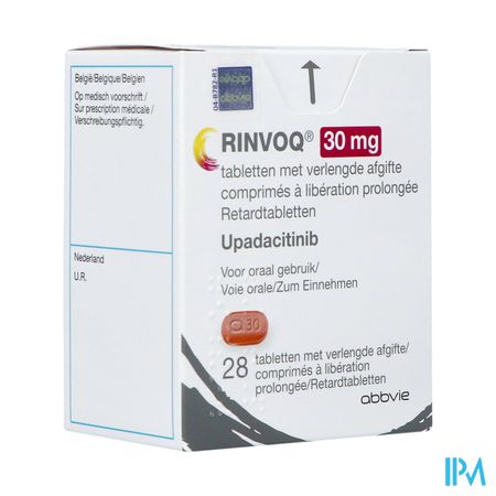 Rinvoq 30mg Verlengde Afgifte Tabl 28