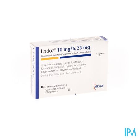 Lodoz 10,0mg/6,25mg Tabl 84