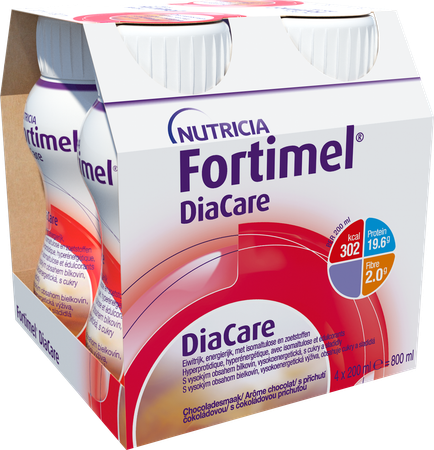 Fortimel DiaCare chocoaldesmaak 4x200ml 3