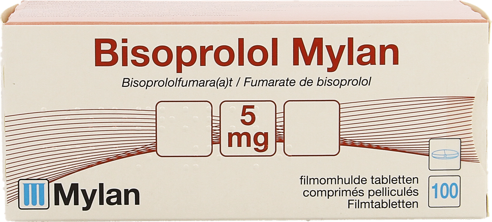 Bisoprolol Viatris 5mg Fl Comp Pell 100 6
