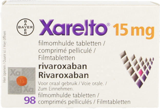 Xarelto 15mg Filmomh Tabl 98 X 15mg 1