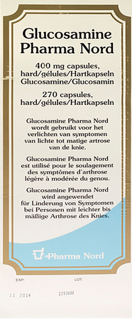 Glucosamine Pharma Nord Caps 270 X 400mg 4