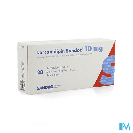 Lercanidipin Sandoz 10mg Comp 28 X 10mg