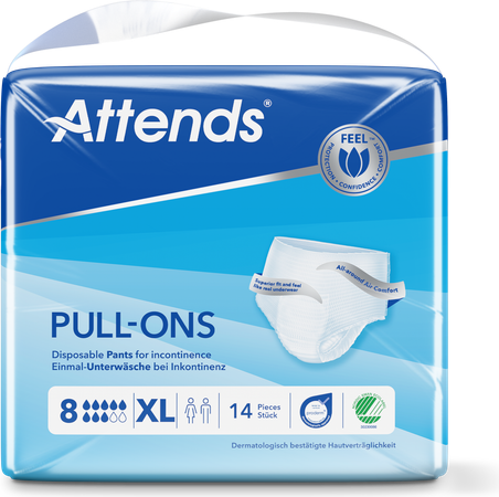 Attends Pull On 8 Slip Xl 1x14 1
