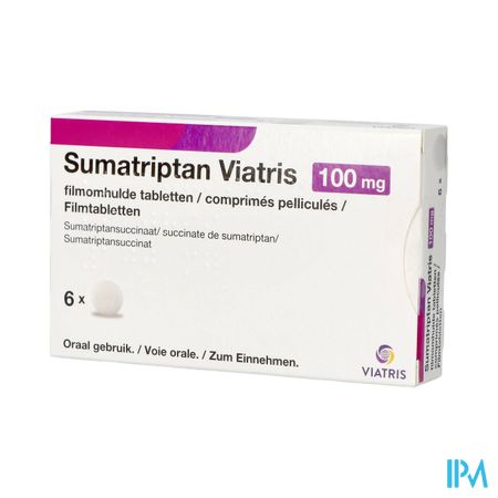 Sumatriptan Viatris 100mg Comp 6 1