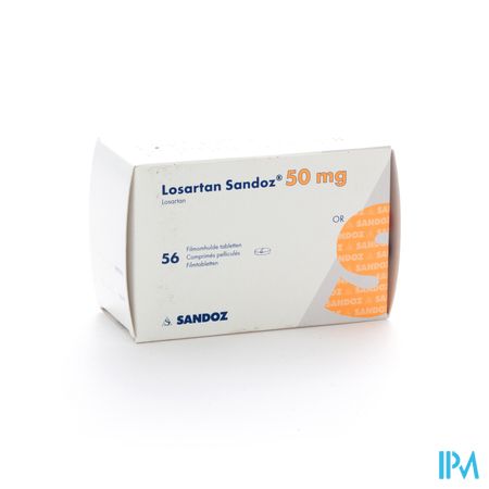 Losartan Sandoz 50mg Tabl 56 X 50mg