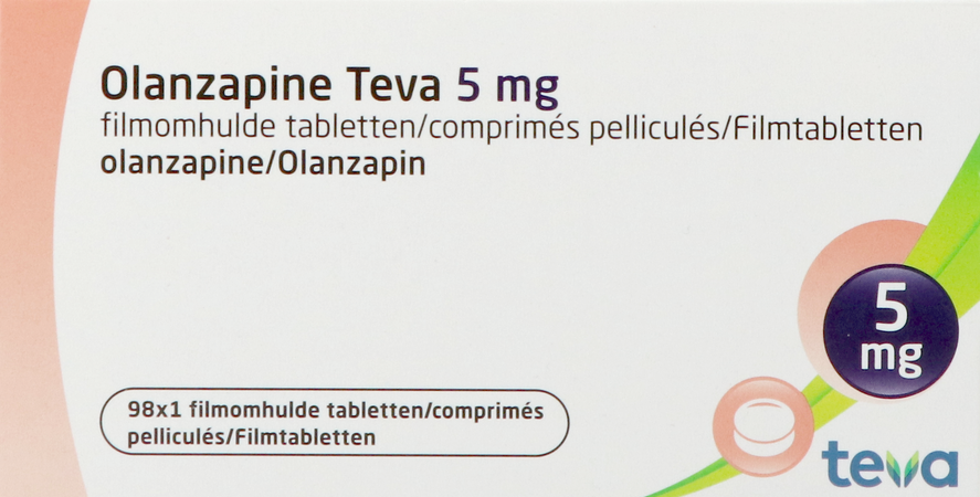 Olanzapine Teva 5mg Filmom Tabl 98 X 5mg 2