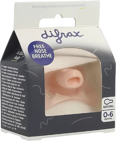 Difrax Fopspeen Natural 0-6m Special Edition 3