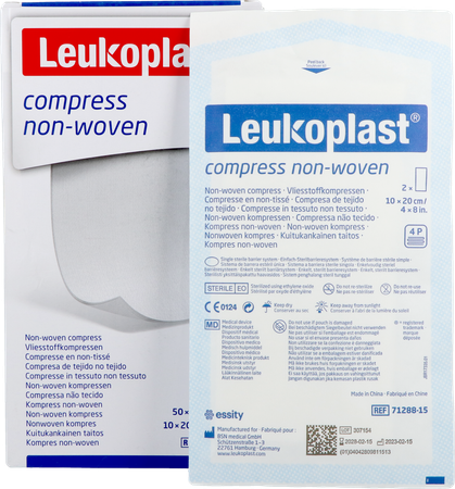 Leukoplast Compress N/woven St. 10cmx20cm 50x2 5