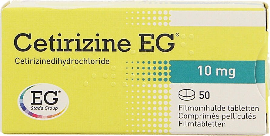 Cetirizine EG          Tabl 50X10Mg 1