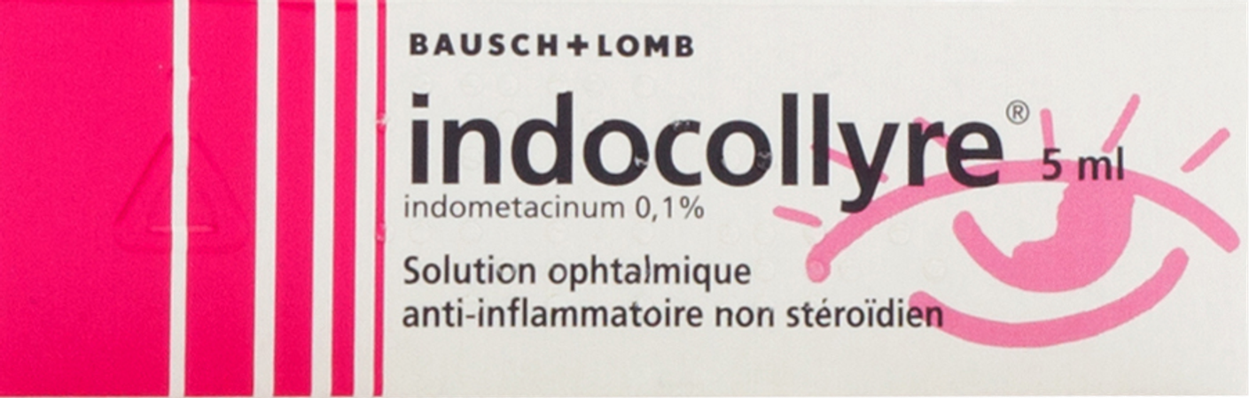 Indocollyre Sol Opht 1 X 5ml 0,1% 4