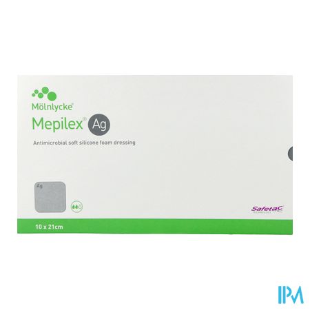 Mepilex Ag Verband Steriel 10,0x21,0cm 5 287221 2