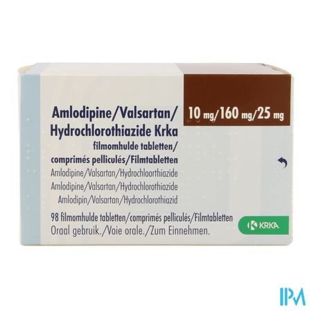 Amlodipine Valsar.hydrochloro.krka10/160/25,0mg 98 1
