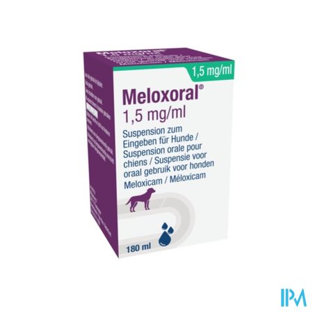 Meloxoral 1,5mg/ml Susp Ora Hond 180ml