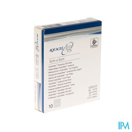 Aquacel Ag Verb Hydrofiber Ster 5x 5cm 10 403706