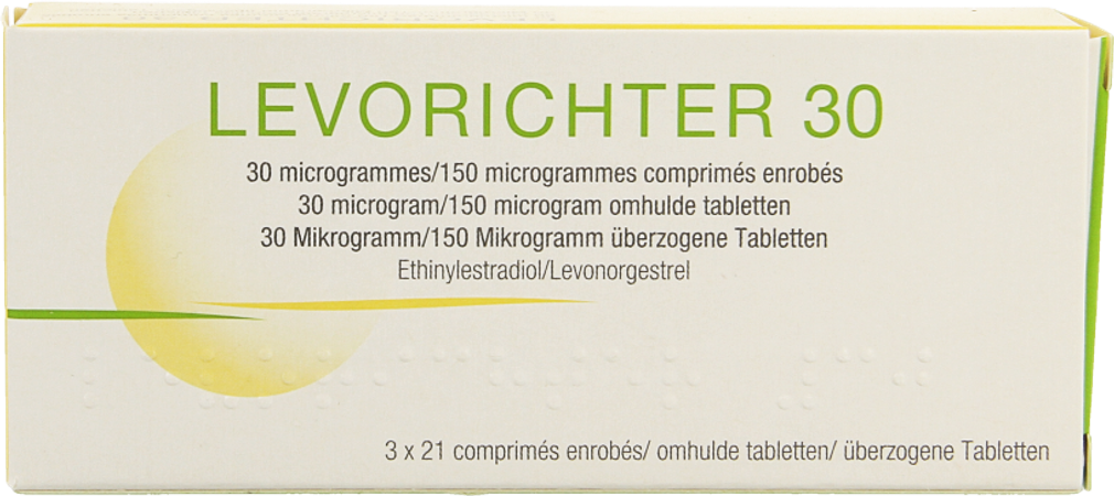 Levorichter 30 Comp Enrobes 3 X 21 2