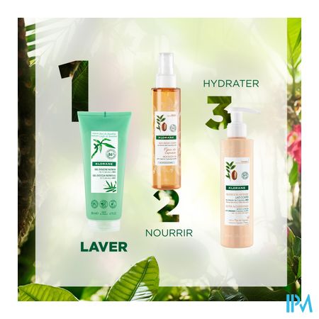 Klorane Lichaam Douchegel Seve Bamboe 200ml Nf 9