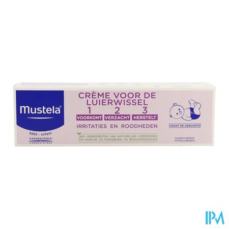 Mustela Bb Creme Luierwissel 1-2-3 100g