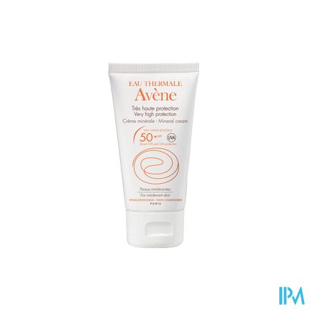 Avene Zonnecreme Minerale Z.hoge Besch.spf50+ 50ml 7