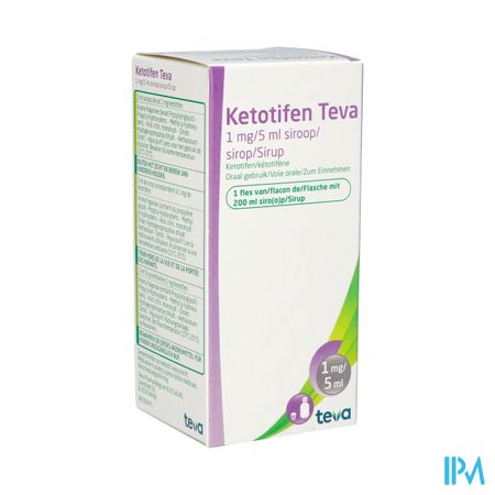 Ketotifen Teva Sir 200ml 1mg/5ml