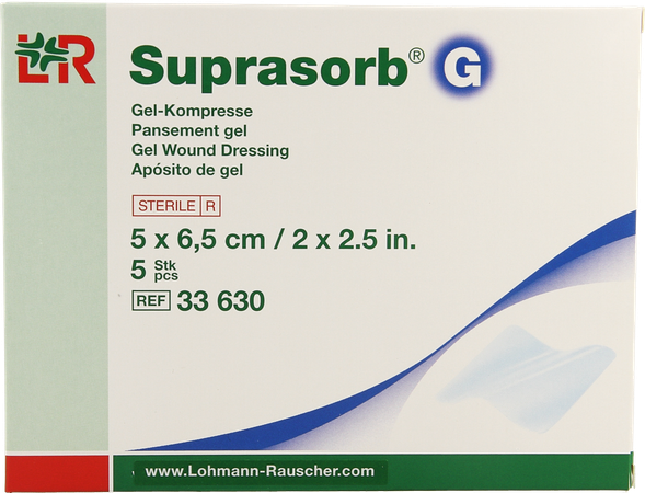 Suprasorb g Kompres New 5x6,5cm 5 33630 7