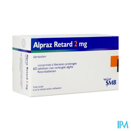 Alpraz Retard 2mg Tabl Verlengde Afgite 60 1