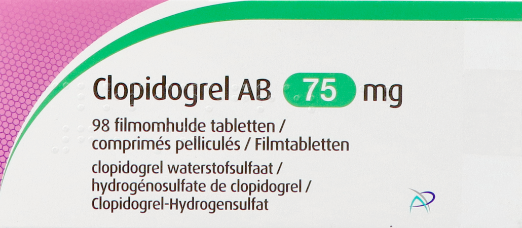 Clopidogrel Ab 75mg Filmomh Tabl 98 1