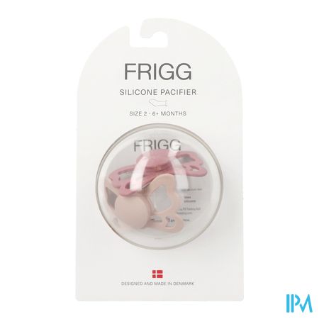 Frigg Fopspenen Butterfly T2 Silicon Blush/cedar 2 1
